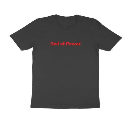 God of Power Round Neck T-shirt