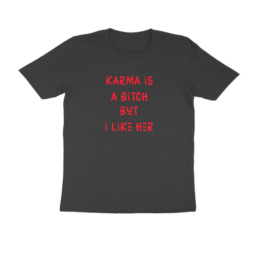 Karma Round Neck T-shirt