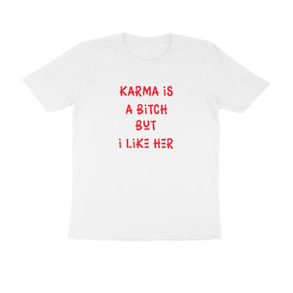 Karma Round Neck T-shirt