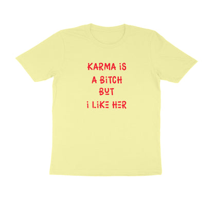 Karma Round Neck T-shirt